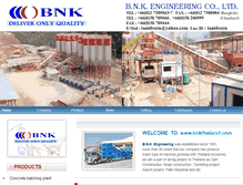 Tablet Screenshot of bnkthailand.com